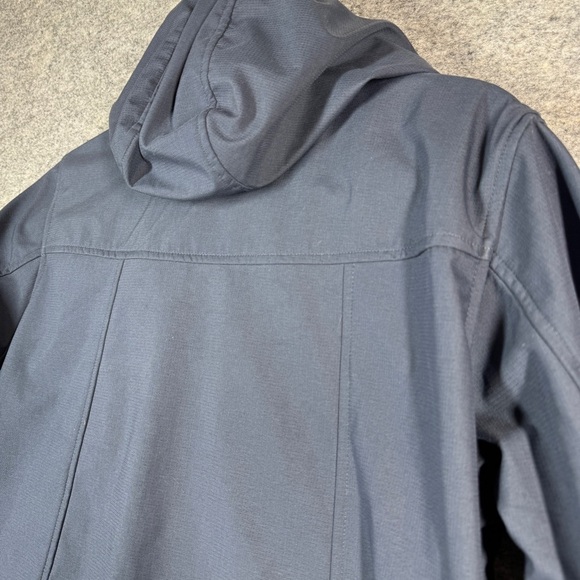 Killtec Hooded Ripstop Gorpcore Navy Blue Water Resistant Jacket Size 10 - Picture 15 of 16